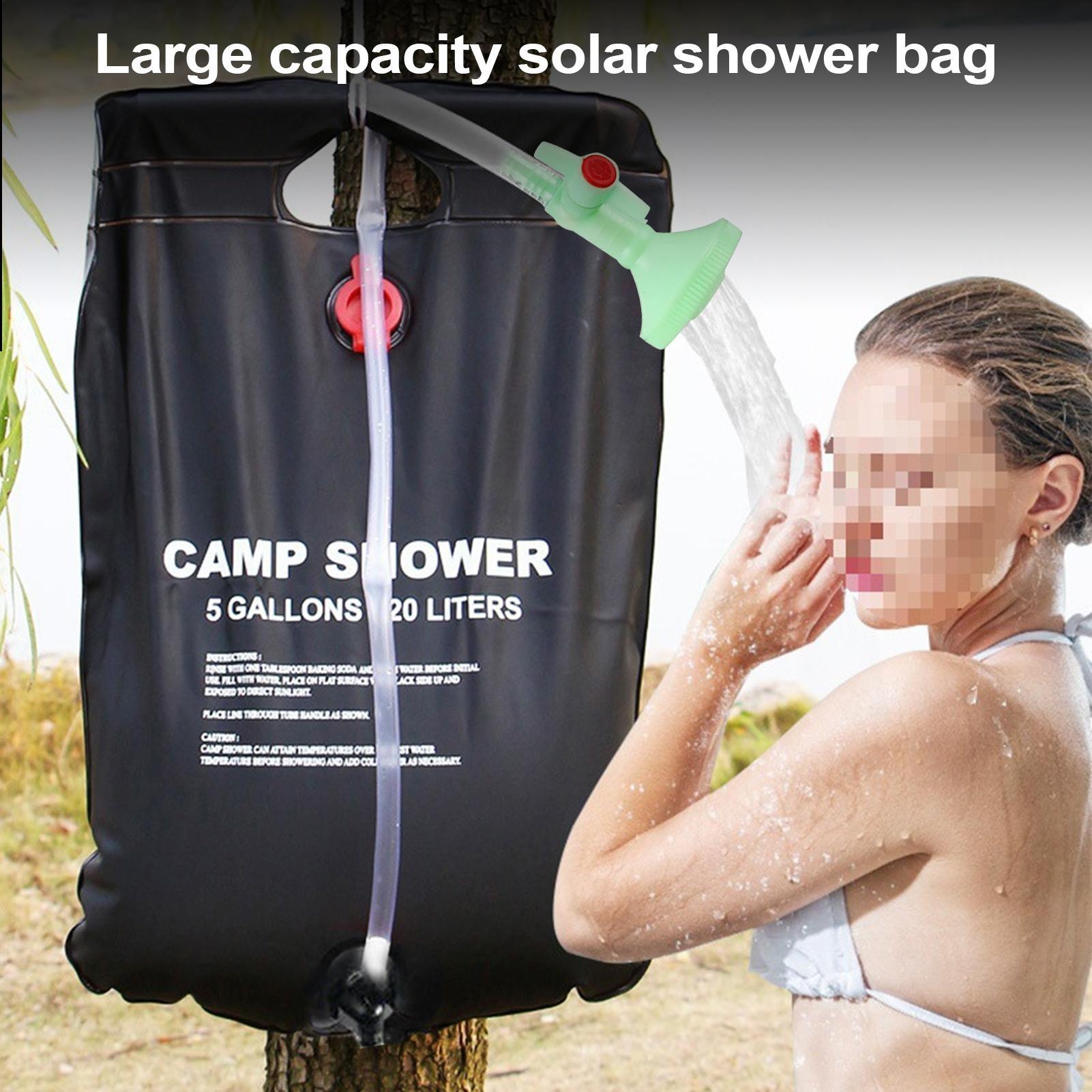 Outdoor Camping Hot Water Heater - 야외 샤워백 캠핑용 물주머니 태양열 온수기