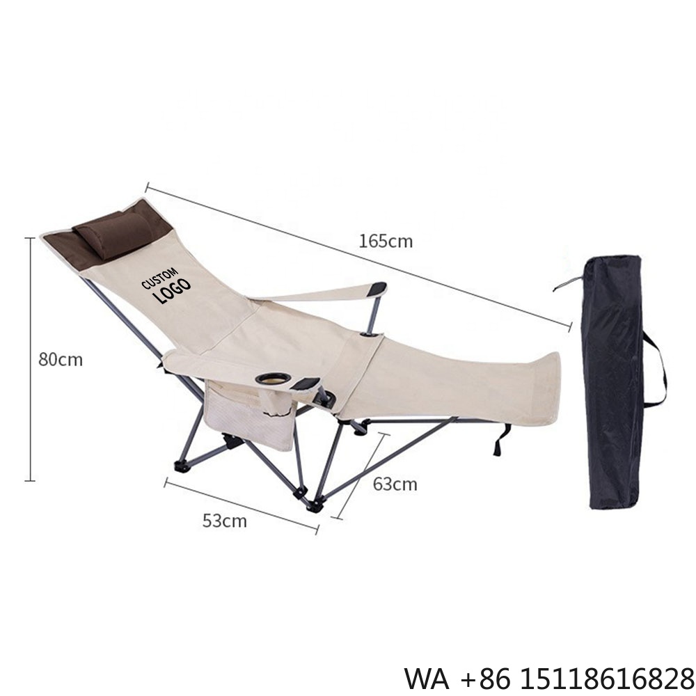 Outdoor Camping Recliner Chairs - 휴대용 접이식 리클라이닝 의자, 가볍고 조절