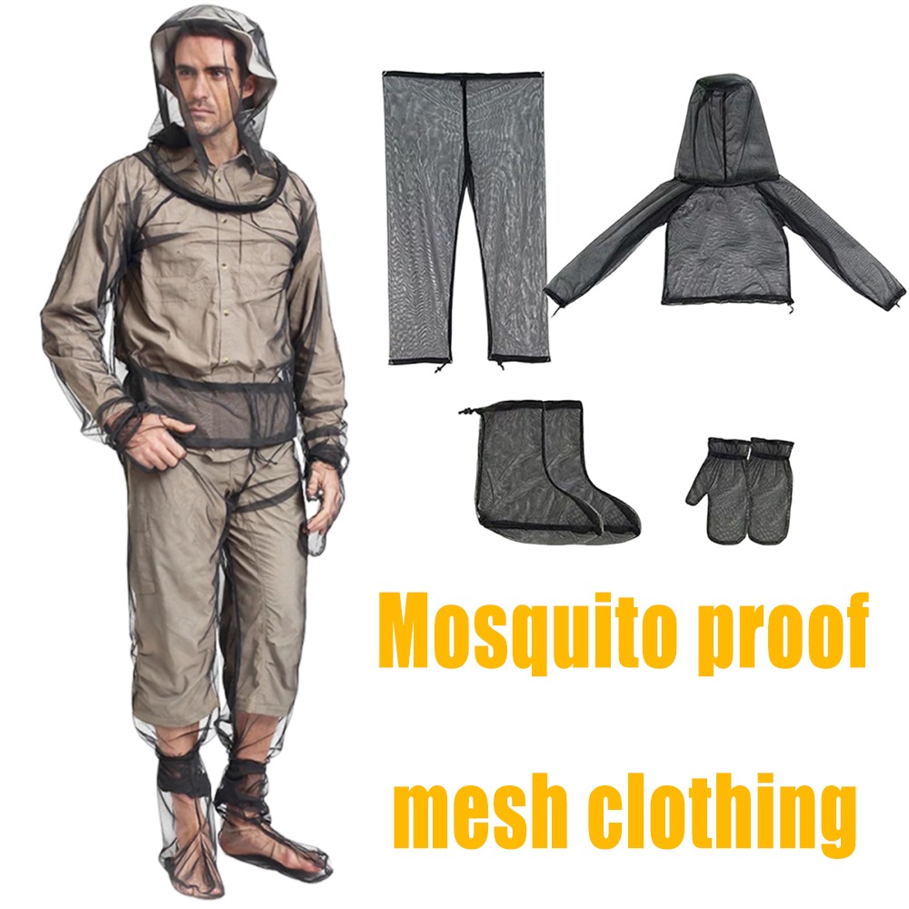 Outdoor Camping Jacket - 야외 모기 방지복, 곤충 방지 메쉬