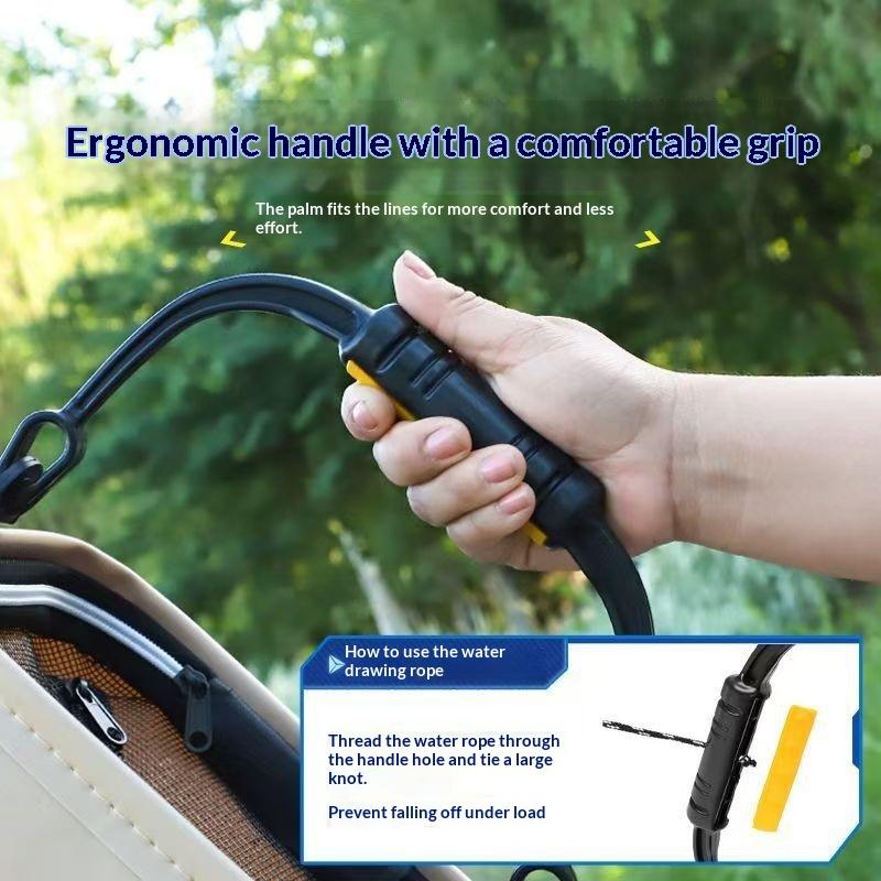 Outdoor Camping Essential Gear - 8L 13L 방수 접이식 낚시용 물통