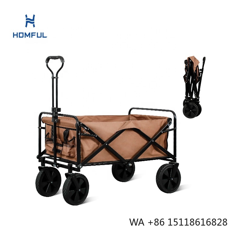 Outdoor Camping Table - HOMFUL 낚시용 볼러바겐 접이식 캠핑 트롤리