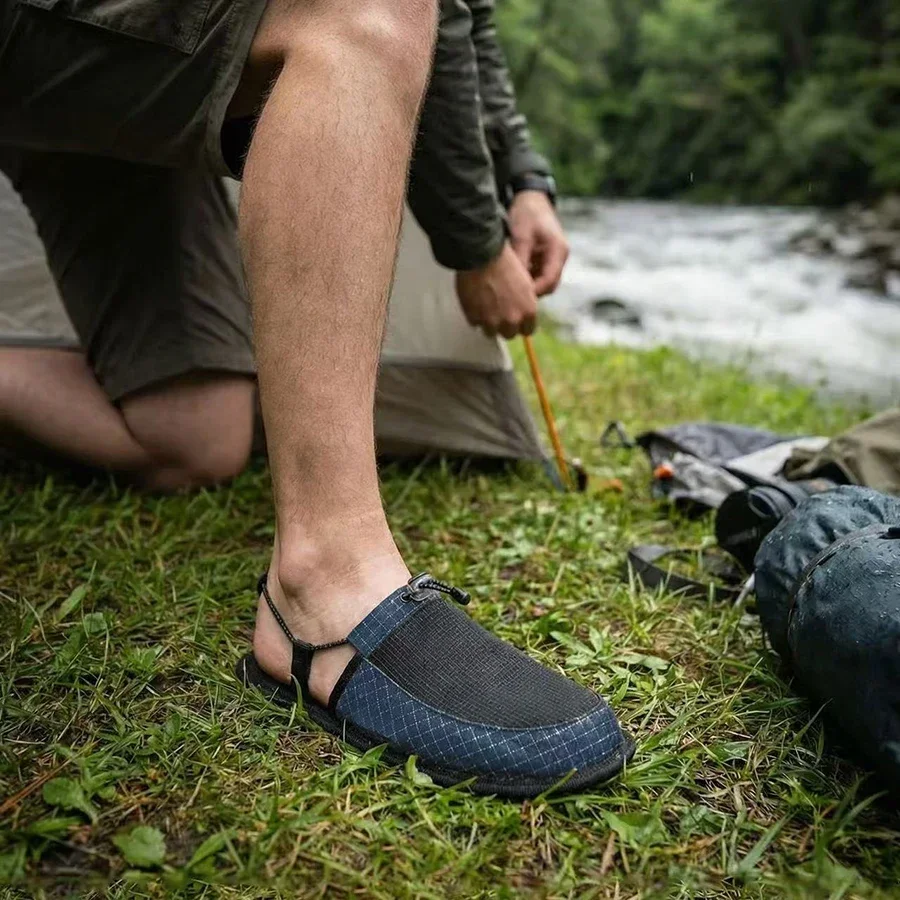Outdoor Camping Slippers - 휴대용 접이식 여행용 슬리퍼 남녀공용 미끄럼