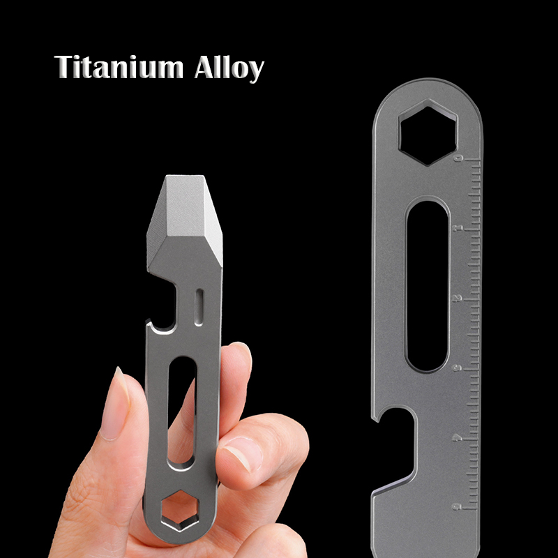 Outdoor Camping Essential Gear - 8CM CNC TC4 티타늄 합금 크로우