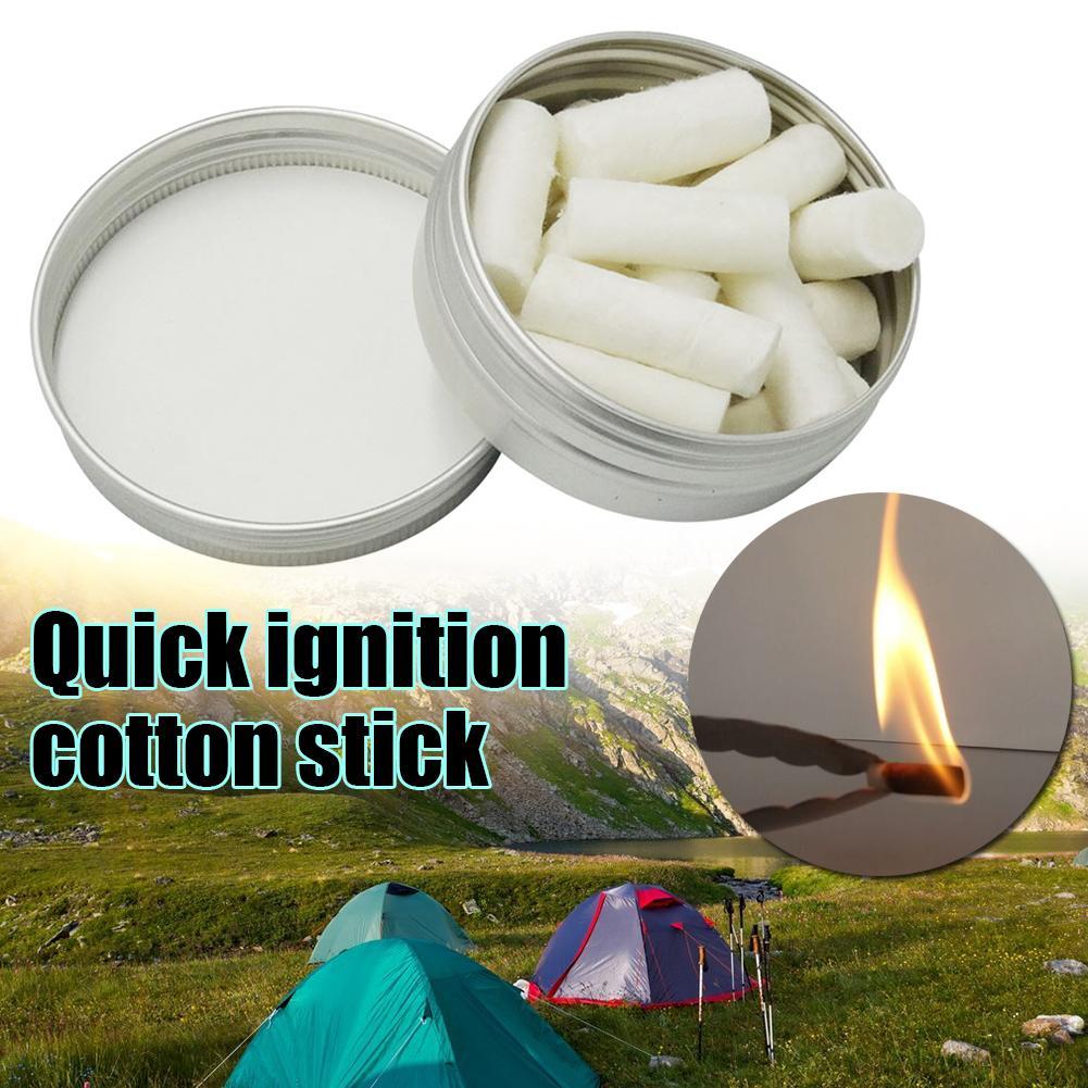 Outdoor Camping Essential Gear - 12pcs 야외 캠핑 파라핀 왁스 생존