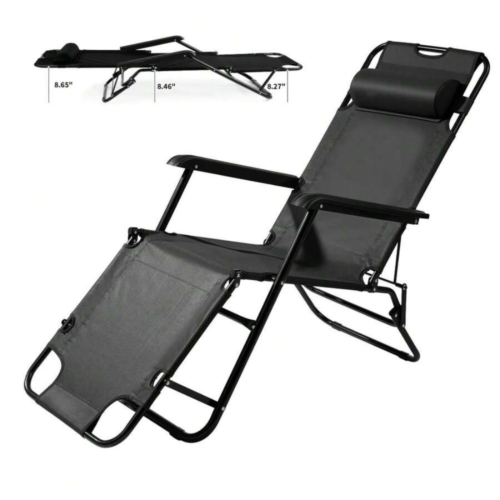발 받침대가 있는 헤비 듀티 휴대용 캠핑 의자, 해변  - Outdoor Camping Recliner Chairs 리뷰 및 가격