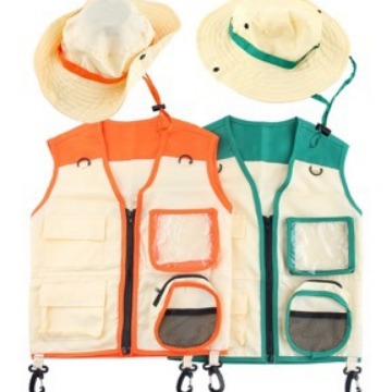 2Pcs 어린이 야외 모험 탐험가 의상 캠핑 조끼 모자 - Outdoor Camping Kids Activities 리뷰 및 가격