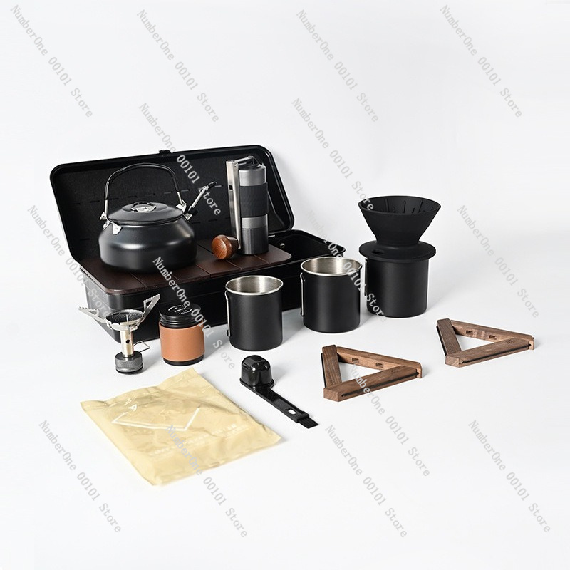 야외 캠핑 핸드브루 커피 키트, 휴대용 커피 그라인더, - Outdoor Camping Kit 리뷰 및 가격