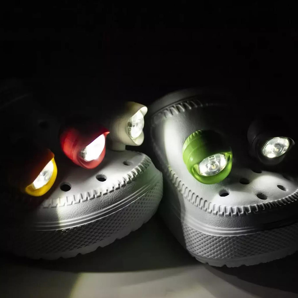 2pcs 속이 빈 신발 조명 빛나는 슬리퍼 장식 매력  - Outdoor Camping Slippers 리뷰 및 가격