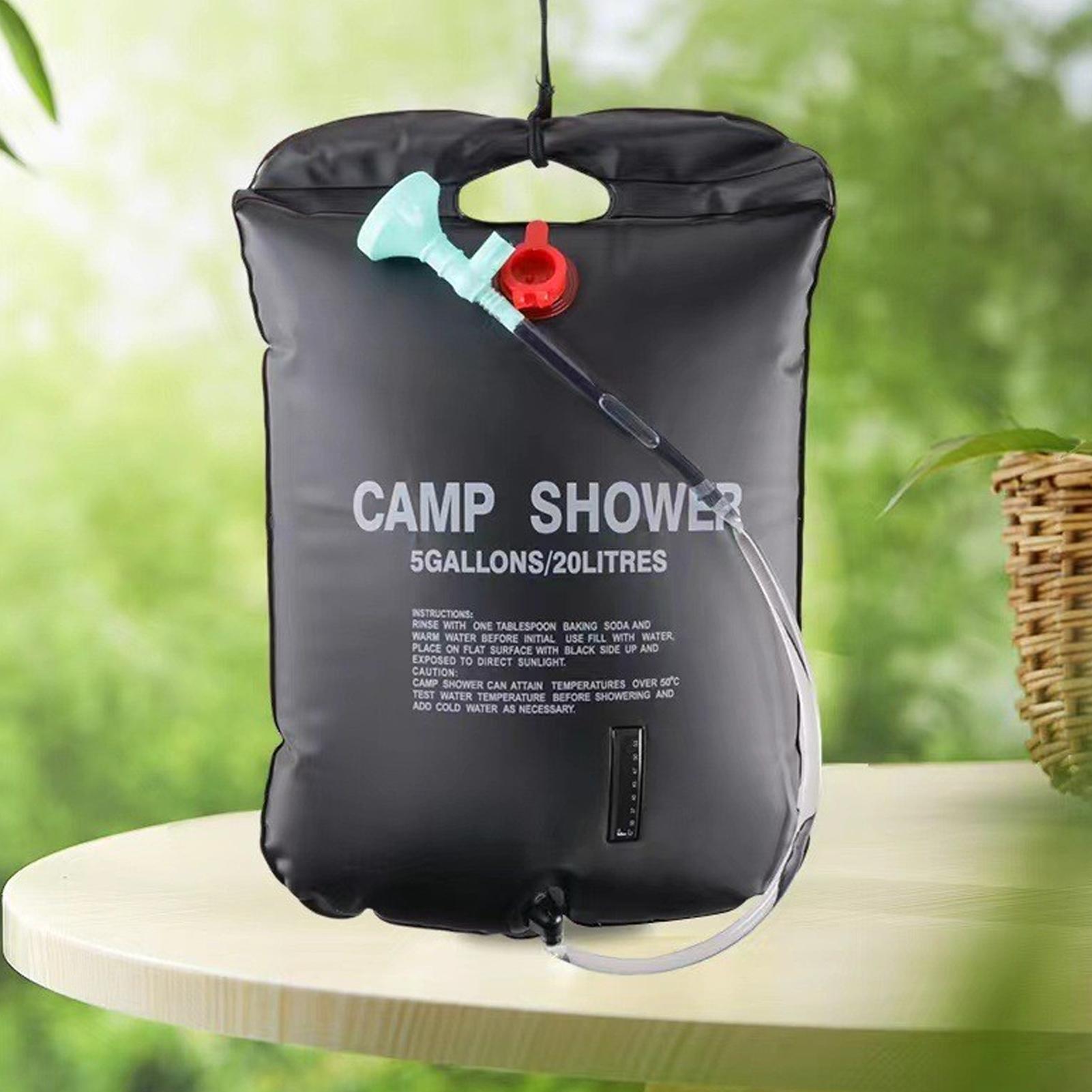 야외 샤워백 캠핑용 물주머니 태양열 온수기 캠핑 장비  - Outdoor Camping Hot Water Heater 리뷰 및 가격