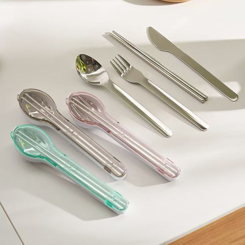 휴대용 수저 세트 보관함 포함 캠핑 여행 야외 식기 스 - Outdoor Camping Kit 리뷰 및 가격