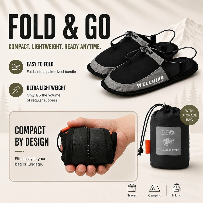 퀵 드라이 캠핑 슬리퍼 웨이딩 슬리퍼 접이식 워터 슈즈 - Outdoor Camping Slippers 리뷰 및 가격
