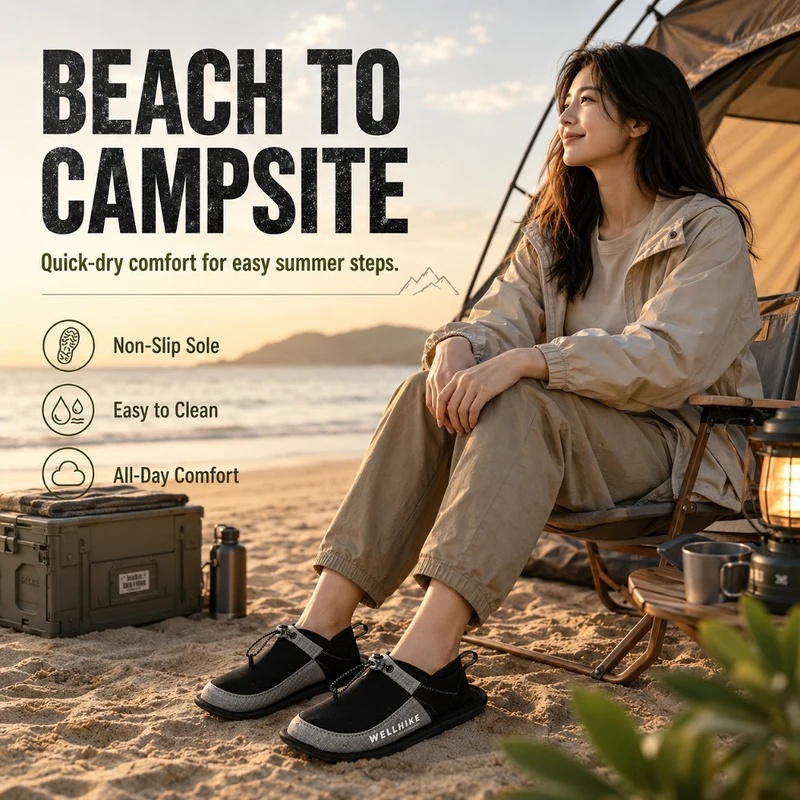 퀵 드라이 캠핑 슬리퍼 웨이딩 슬리퍼 접이식 워터 슈즈 - Outdoor Camping Slippers 리뷰 및 가격