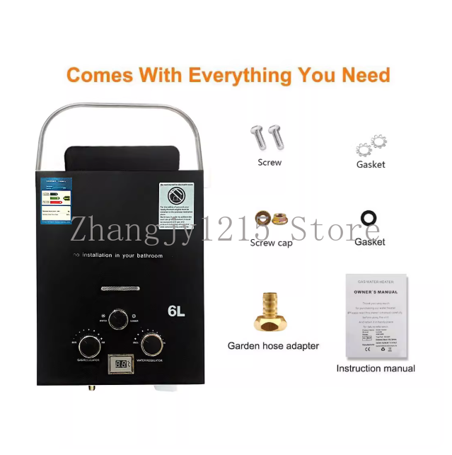 프로판 LPG 가스 탱크리스 온수기 6L 야외 캠핑 즉 - Outdoor Camping Hot Water Heater 리뷰 및 가격