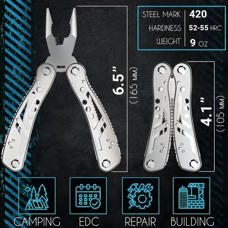 24in1 멀티툴 올인원 다기능 장비 (칼, 플라이어, - Outdoor Camping Essential Gear 리뷰 및 가격