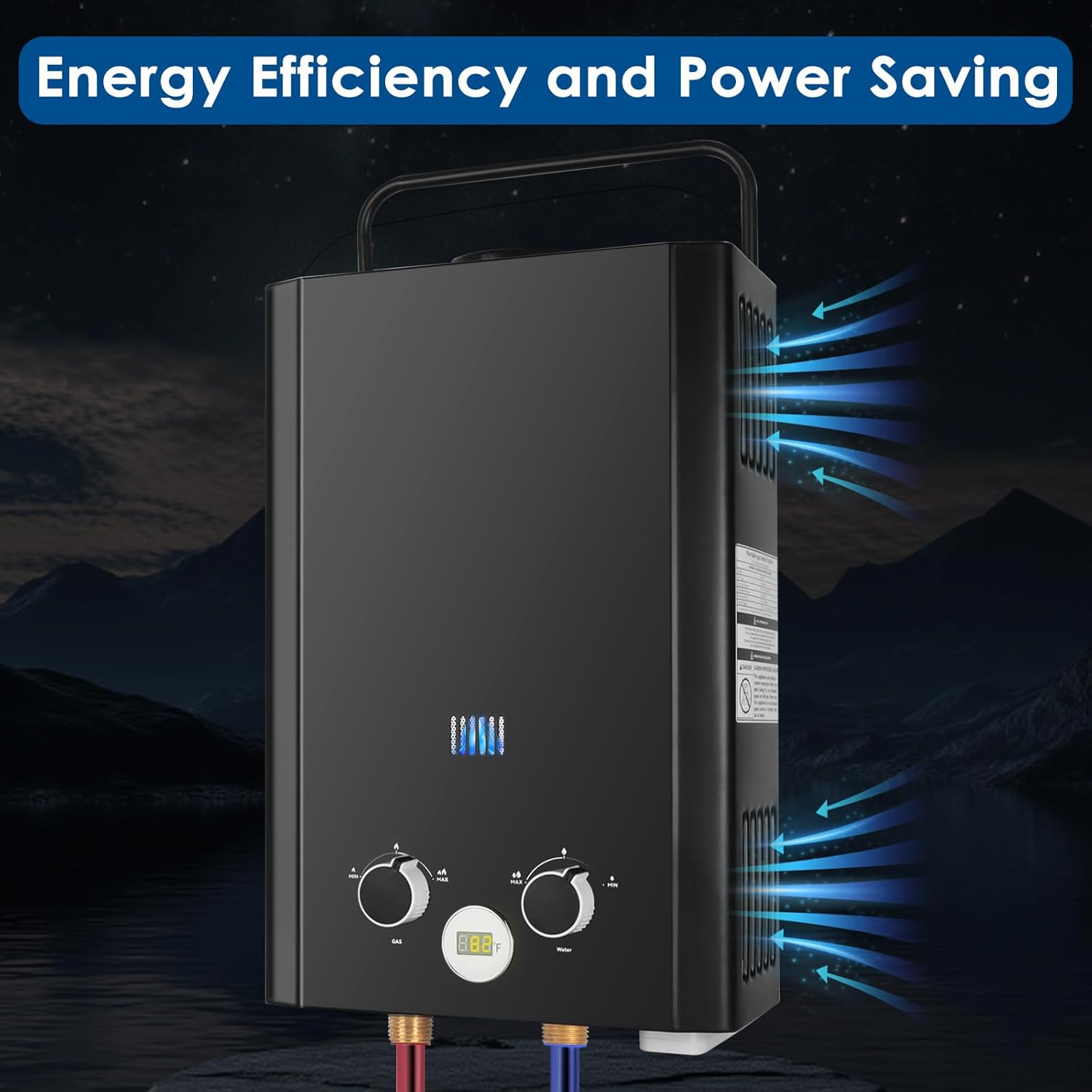 탱크리스 온수기 프로판, 1.58GPM 5L 휴대용 순 - Outdoor Camping Hot Water Heater 리뷰 및 가격