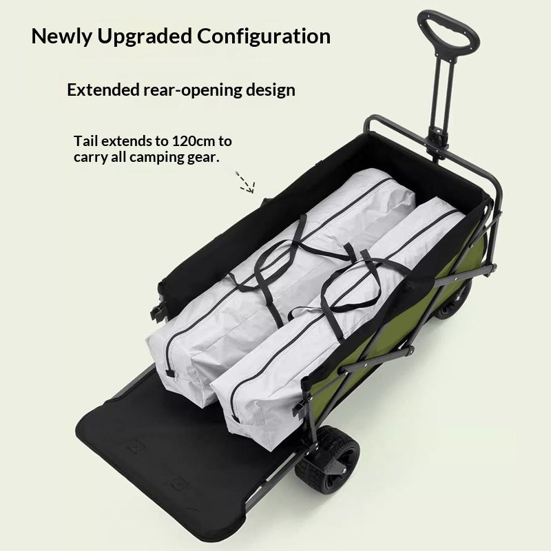 공장 직판 4륜 플랫폼 캠핑 유틸리티 웨건 175kg  - Outdoor Camping Table 리뷰 및 가격