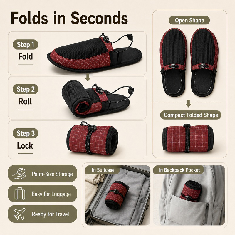 야외용 워터 슈즈 초경량 접이식 미끄럼 방지 휴대용 슬 - Outdoor Camping Slippers 리뷰 및 가격