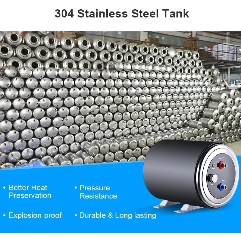 304 스테인리스 스틸 전기 온수기 휴대용 탱크 RV  - Outdoor Camping Hot Water Heater 리뷰 및 가격