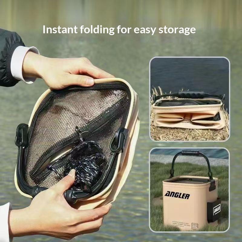8L 13L 방수 접이식 낚시용 물통 인체공학적 손잡이 - Outdoor Camping Essential Gear 리뷰 및 가격