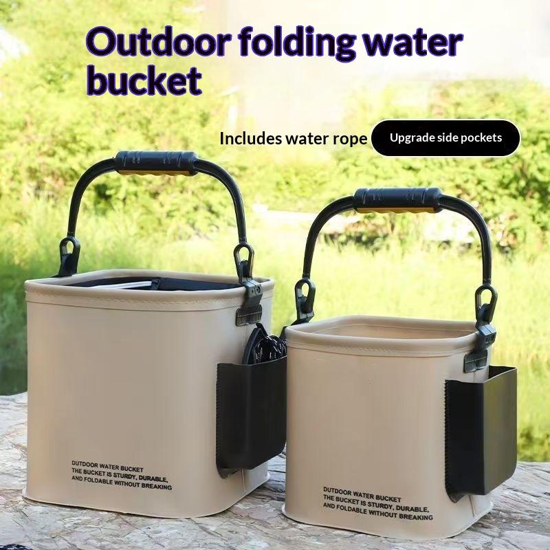 8L 13L 방수 접이식 낚시용 물통 인체공학적 손잡이 - Outdoor Camping Essential Gear 리뷰 및 가격