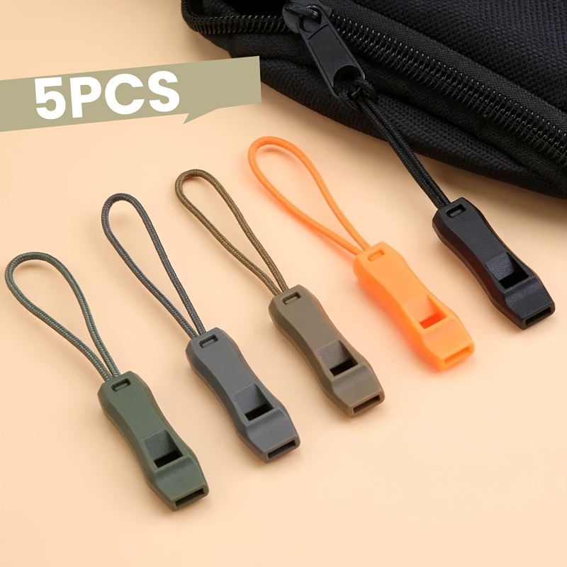 스트랩과 보관 가방이 포함된 5팩 휴대용 미니 호루라기 - Outdoor Camping Essential Gear 리뷰 및 가격