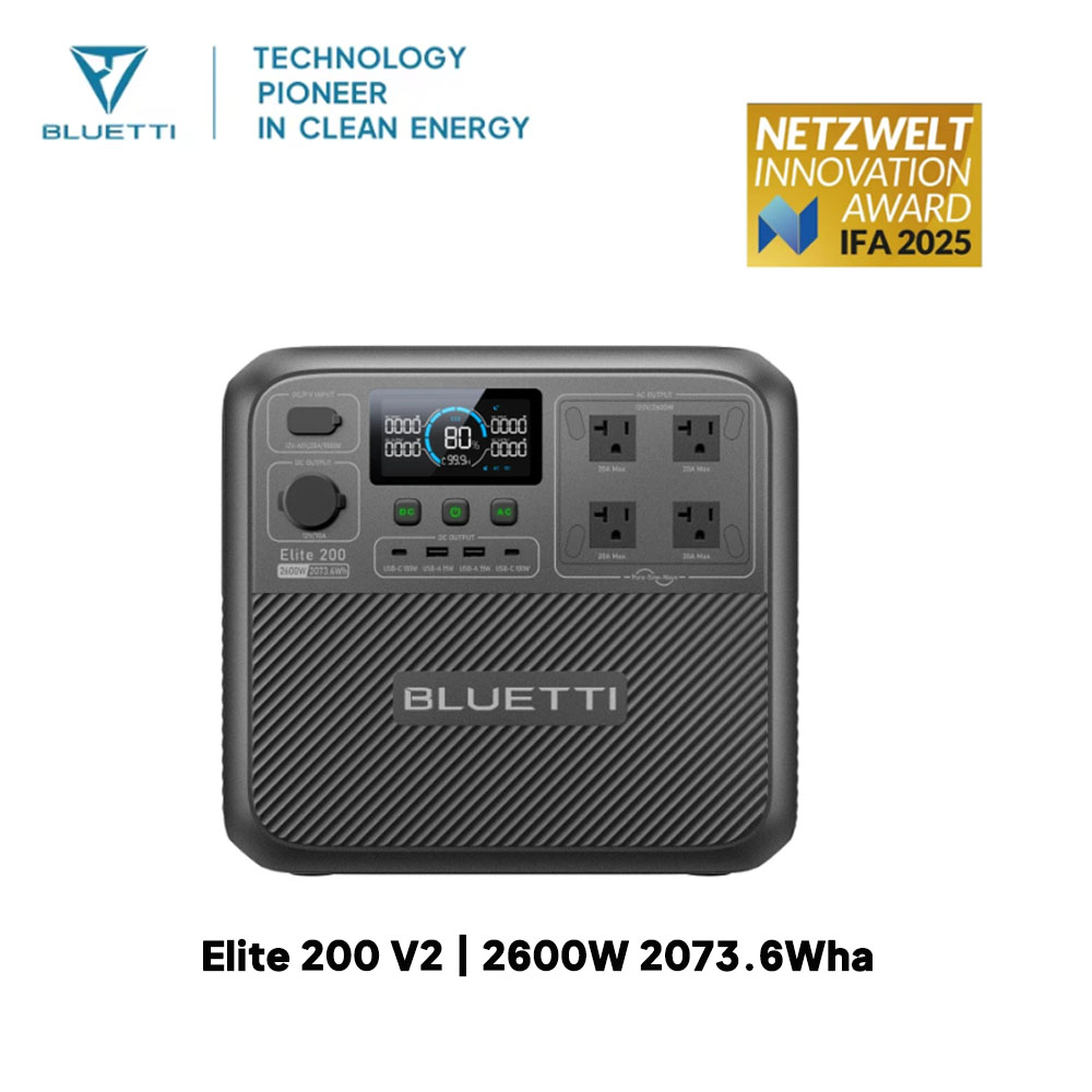 【리뉴얼】BLUETTI Elite 200 V2 휴대용  - Outdoor Camping Kit 리뷰 및 가격