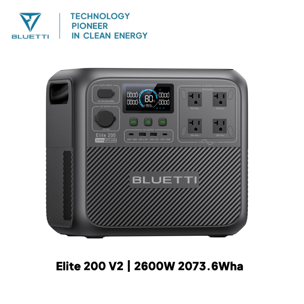 【리뉴얼】BLUETTI Elite 200 V2 휴대용  - Outdoor Camping Kit 리뷰 및 가격