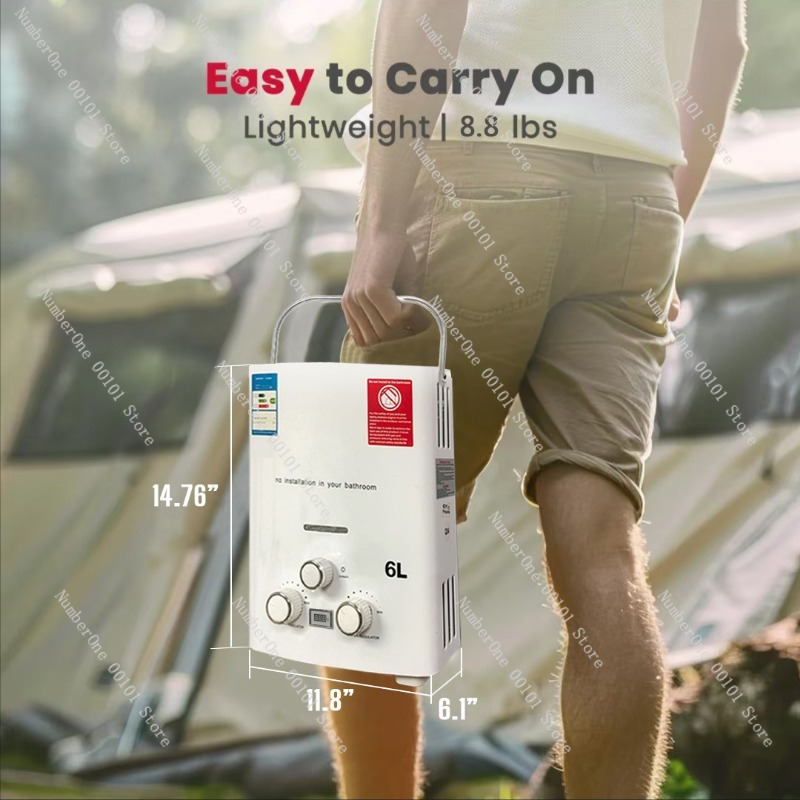 프로판 LPG 가스 무탱크 온수기 6L 야외 캠핑용 즉 - Outdoor Camping Hot Water Heater 리뷰 및 가격