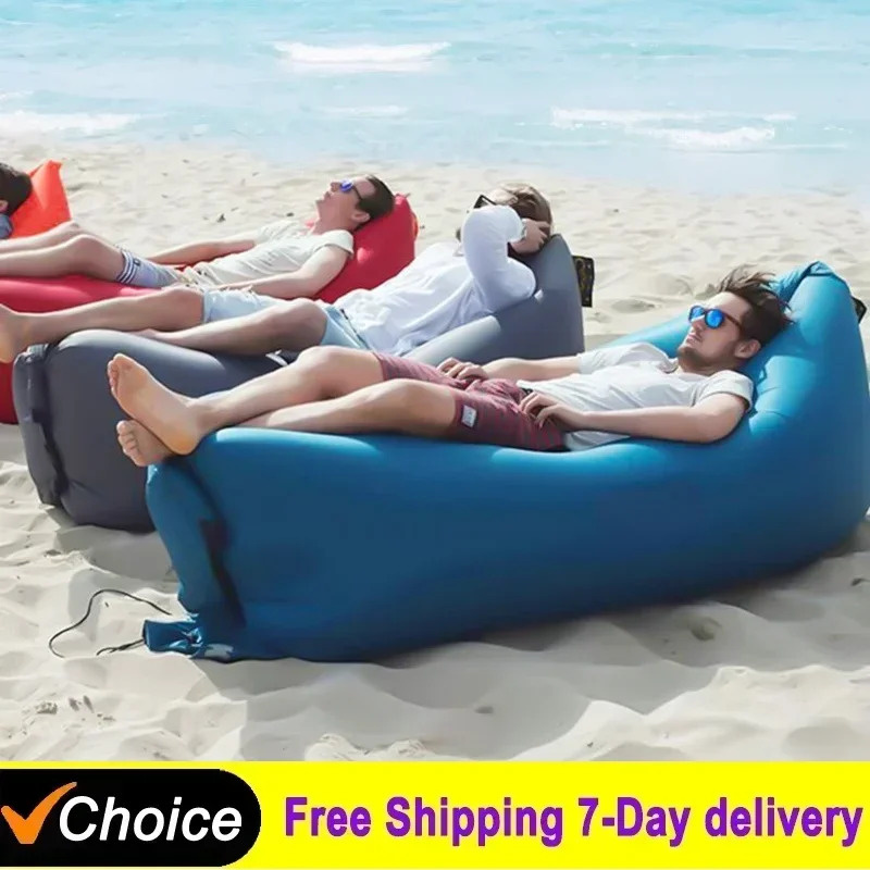 야외용 휴대용 에어 소파, 야외용 에어 의자, 에어 라 - Outdoor Camping Recliner Chairs 리뷰 및 가격