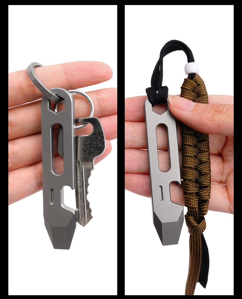 8CM CNC TC4 티타늄 합금 크로우 바 병따개 졸 - Outdoor Camping Essential Gear 리뷰 및 가격
