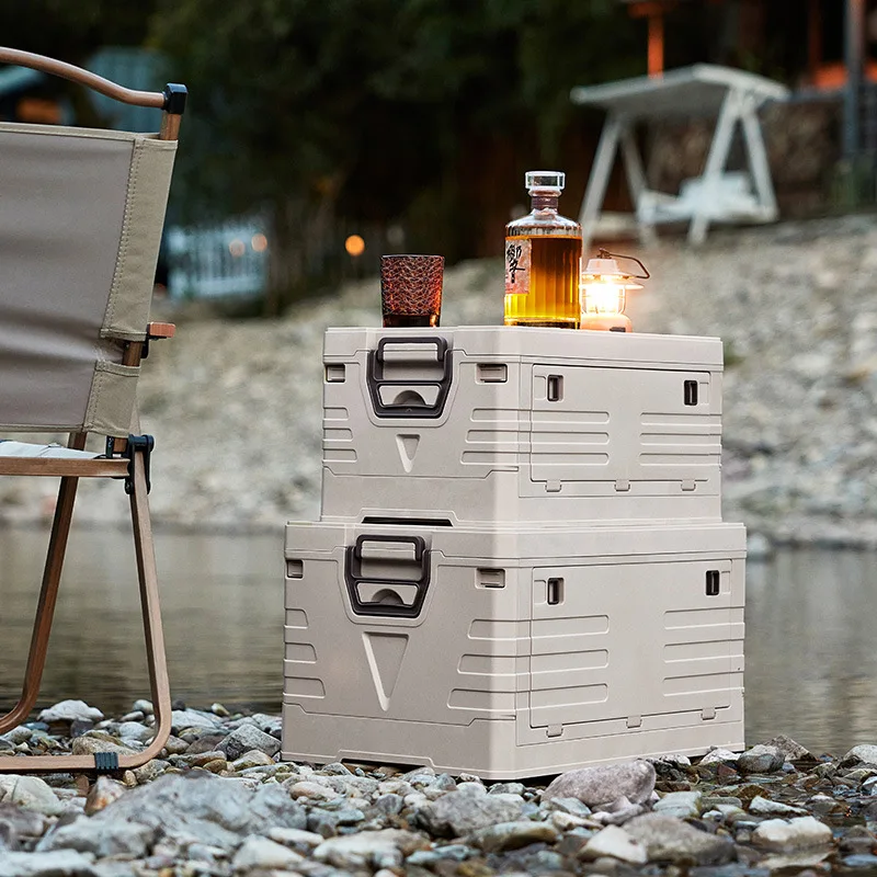 자동차 보관함 야외 캠핑 접이식 보관함 뚜껑이 있는 대 - Outdoor Camping Stores 리뷰 및 가격