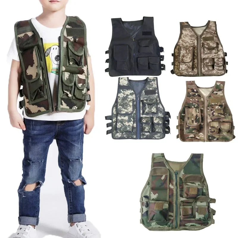 키즈 전술 조끼 군대 팬 야외 어린이 조끼 CS 게임  - Outdoor Camping Kids Activities 리뷰 및 가격