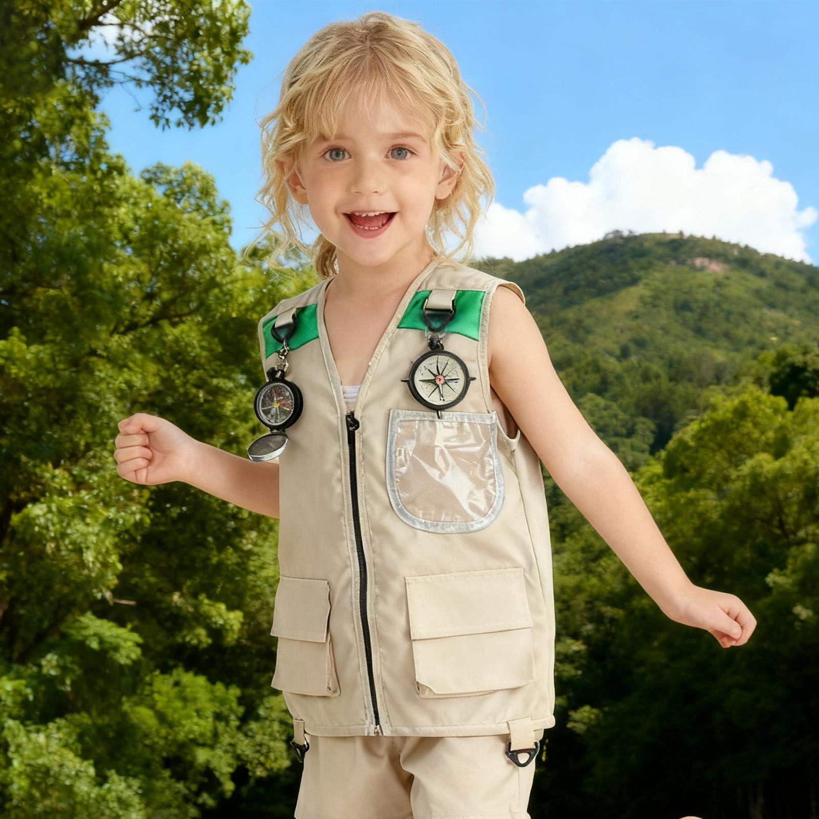 어린이 낚시 조끼 민소매 의상 재킷 야외 조끼 공원 동 - Outdoor Camping Kids Activities 리뷰 및 가격