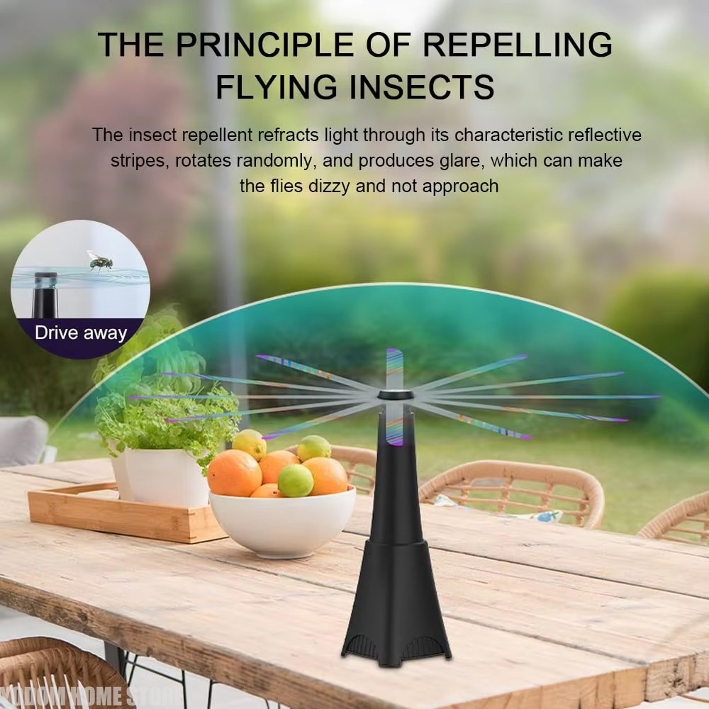 테이블용 휴대용/걸이식 파리 퇴치 팬, 실내외 식사용, - Outdoor Camping Table 리뷰 및 가격