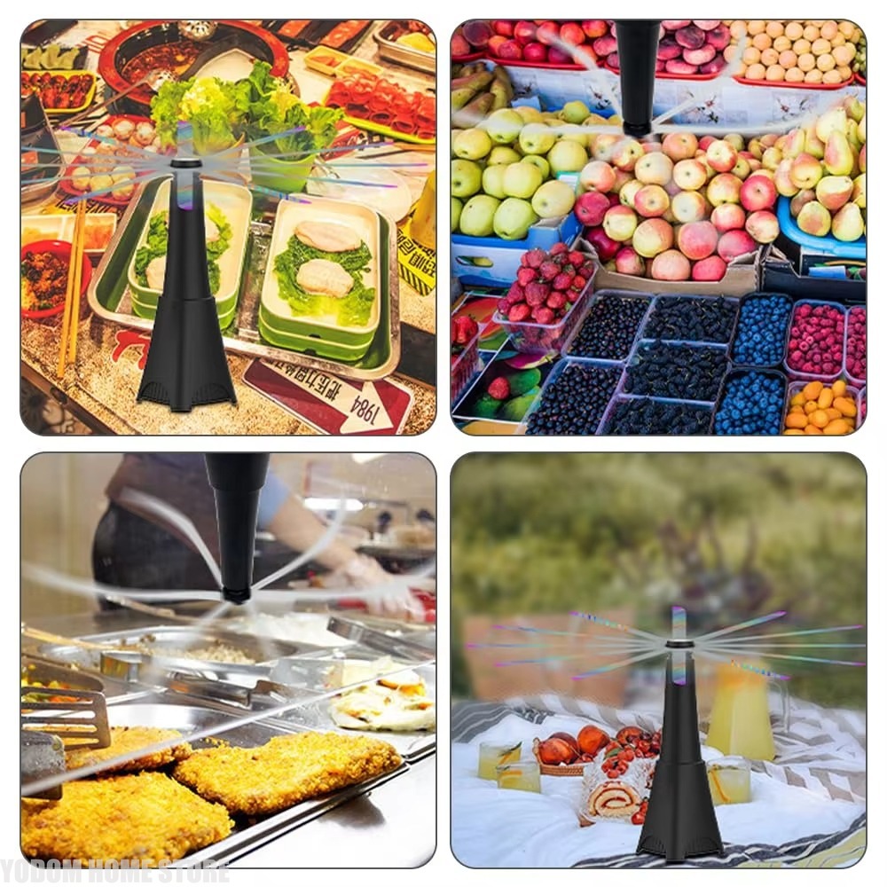 테이블용 휴대용/걸이식 파리 퇴치 팬, 실내외 식사용, - Outdoor Camping Table 리뷰 및 가격