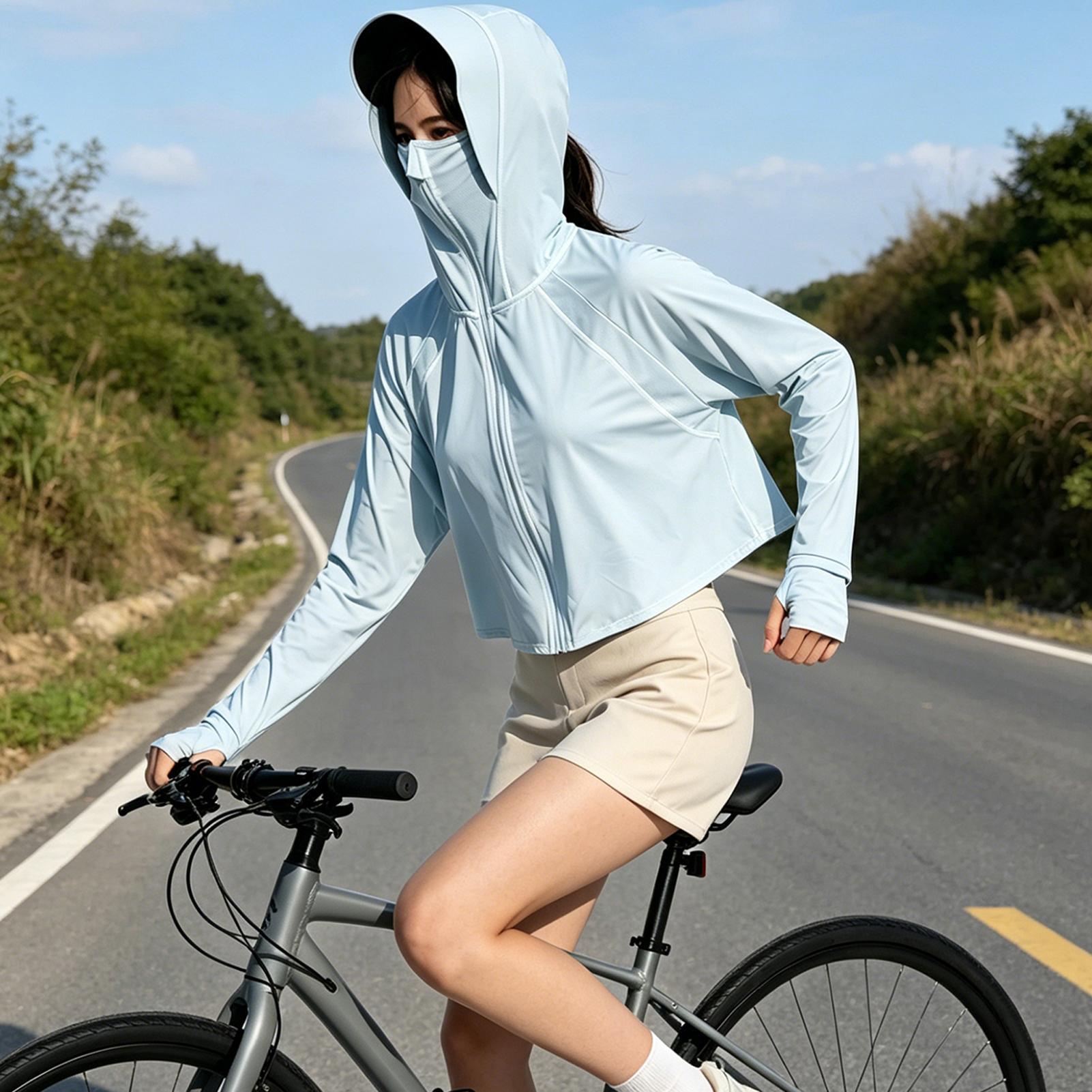 태양 보호 재킷 냉각 긴 소매 경량 셔츠 야외 하이킹  - Outdoor Camping Jacket 리뷰 및 가격