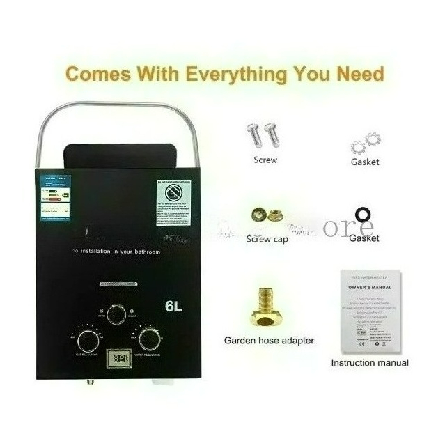 프로판 LPG 가스 무탱크 온수기 6L 야외 캠핑용 즉 - Outdoor Camping Hot Water Heater 리뷰 및 가격
