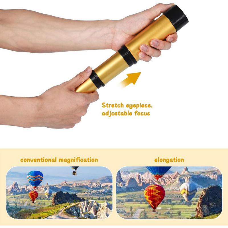 해적 망원경 Zoomable 포켓 단안 망원경 어린이를 - Outdoor Camping Kids Activities 리뷰 및 가격